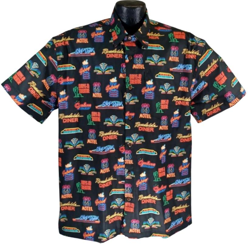 【schott】Hawaiian shirt neon sign CASINO 71dA1Ciq8uL.jpg